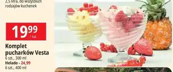 E.Leclerc Komplet pucharków helado 400 ml Tadar oferta