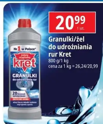 E.Leclerc Żel do udrożniania rur Kret oferta