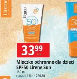 E.Leclerc Mleczko ochronne dla dzieci wodoodporne 50+ Lirene Dermoprogram Kids oferta