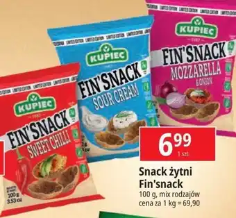 E.Leclerc Snacki sweet chilli Kupiec Fin'snack oferta
