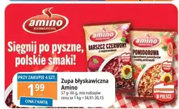 E.Leclerc Zupa pomidorowa z kawałkami pomidorów i natką pietruszki Amino oferta