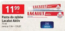 E.Leclerc Pasta do zębów Lacalut Aktiv oferta