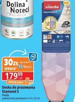 E.Leclerc Deska do prasowania diamond plus Vileda oferta