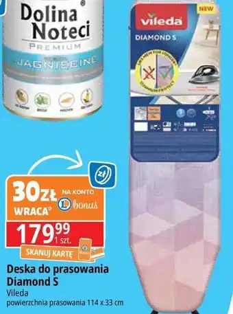 E.Leclerc Deska do prasowania diamond plus Vileda oferta