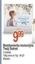 E.Leclerc Bombonierka w dniu pierwszej komunii świętej chłopiec Mieszko Twój Sekret oferta