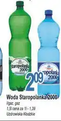 E.Leclerc Woda lekko gazowana Staropolanka 2000 oferta