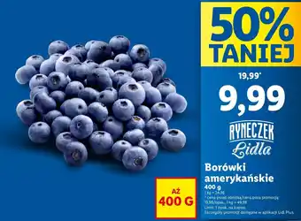 Lidl Borówki amerykańskie oferta