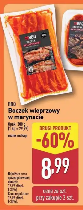 ALDI Boczek wieprzowy w marynacie Bbq oferta