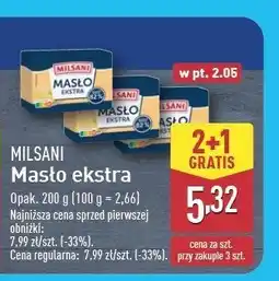 ALDI Masło extra Milsani oferta