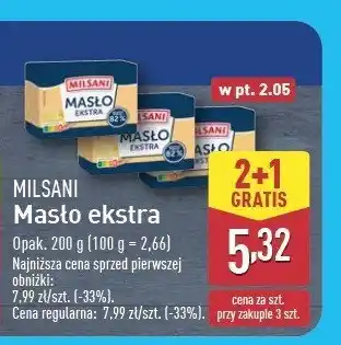 ALDI Masło extra Milsani oferta
