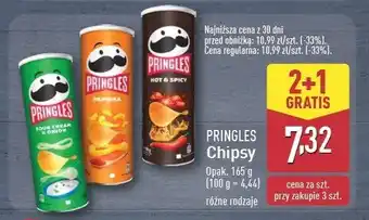 ALDI Chipsy hot & spicy Pringles oferta
