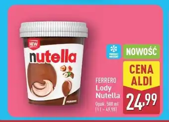 ALDI Lody Nutella oferta