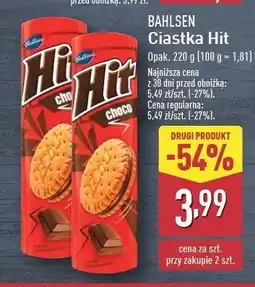 ALDI Ciastka czekoladowe Hit Hit bahlsen oferta