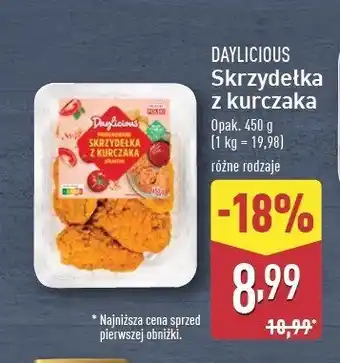 ALDI Skrzydełka z kurczaka pikantne Daylicious oferta