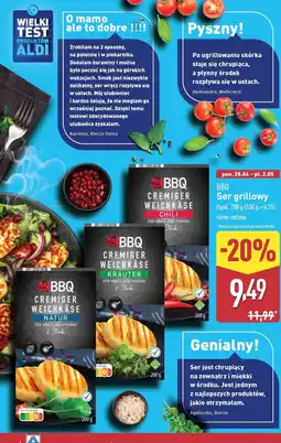 ALDI Ser grillowy z chilli BBQ (MIĘSO) oferta