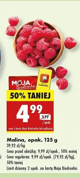 Biedronka Maliny oferta