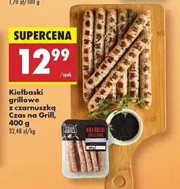 Biedronka Kiełbaski z czarnuszką Czas na grill oferta