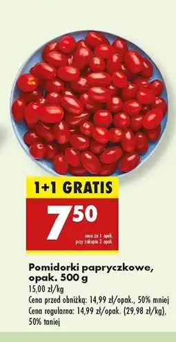 Biedronka Pomidory papryczkowe czerwone oferta