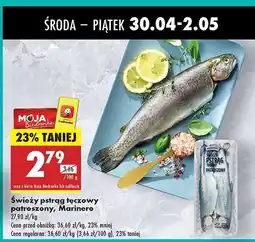 Biedronka Pstrąg tęczowy patroszony Marinero oferta