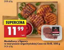 Biedronka Medaliony z ligawy wieprzowej w marynacie argentyńskiej Czas na grill oferta