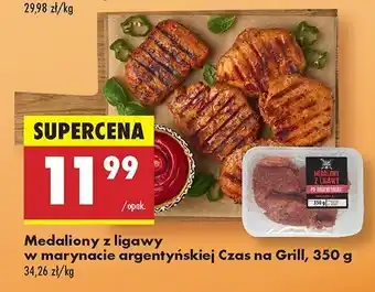 Biedronka Medaliony z ligawy wieprzowej w marynacie argentyńskiej Czas na grill oferta