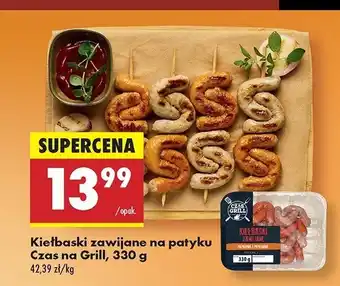 Biedronka Kiełbaski zawijane Czas na grill oferta