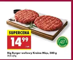 Biedronka Big burger wołowy Kraina mięs oferta