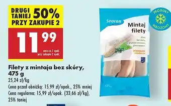 Biedronka Filety z mintaja Seacon oferta