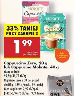 Biedronka Cappuccino o smaku tarty malinowej Mokate cappuccino oferta