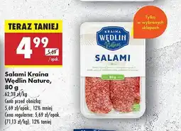 Biedronka Salami Kraina wędlin nature oferta