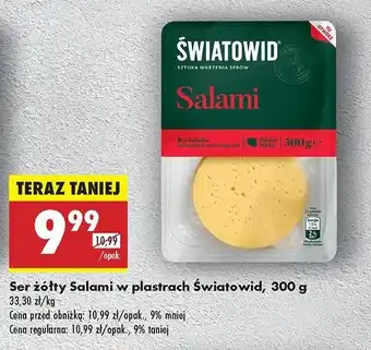 Biedronka Ser salami Światowid oferta