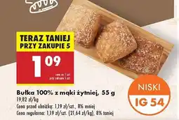 Biedronka Bułka z mąki żytniej oferta