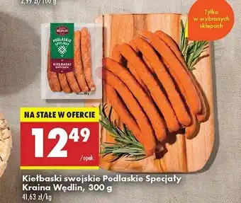 Biedronka Kiełbaski swojskie Kraina wędlin podlaskie specjały oferta