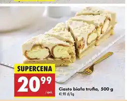 Biedronka Ciasto biała trufla oferta