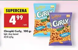 Biedronka Chrupki salted caramel Lorenz curly oferta