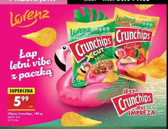 Biedronka Chipsy kremowa papryka Crunchips oferta