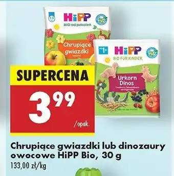 Biedronka Chrupiące dinozaury Hipp oferta