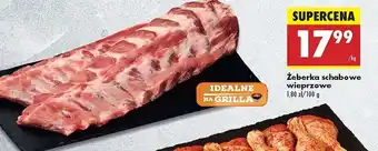 Biedronka Żeberka wieprzowe schabowe oferta