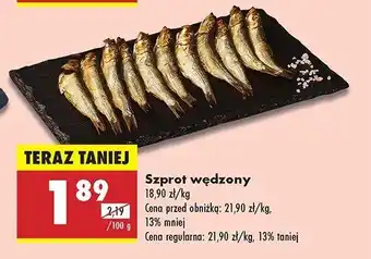 Biedronka Szprot wędzony oferta
