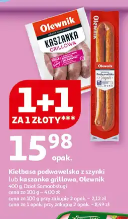 Auchan Kaszanka grillowa Olewnik oferta