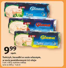 Auchan Tuńczyk kawałki w oleju Giana oferta