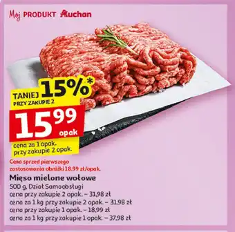 Auchan Mięso mielone wołowe Auchan oferta