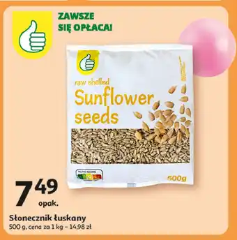 Auchan Słonecznik łuskany Podniesiony kciuk oferta