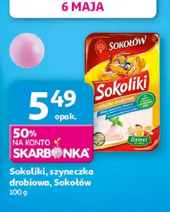 Auchan Szyneczka drobiowa Sokołów sokoliki oferta