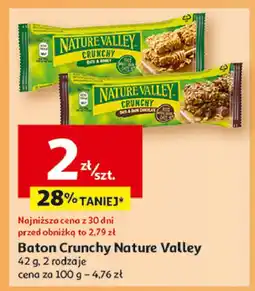 Auchan Batonik oats & honey NATURE VALLEY oferta