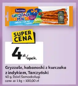 Auchan Kabanosiki z kurczaka Tarczyński gryzzale oferta