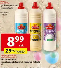 Auchan Sos czosnkowy Roleski oferta