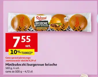 Auchan Mini bułeczki brioszki DULCESOL oferta
