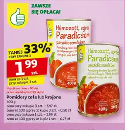 Auchan Pomidory całe Podniesiony kciuk oferta