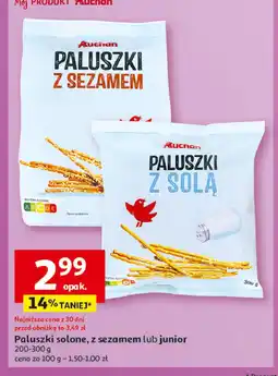 Auchan Paluszki z sezamem Auchan oferta
